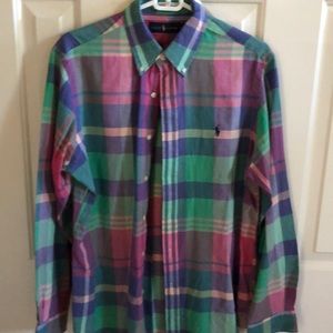 Men’s medium Polo button down shirt